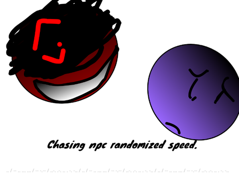 chasing npc randomized speed