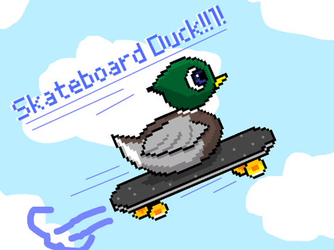 Skateboard Duck // College Final Platformer Game
