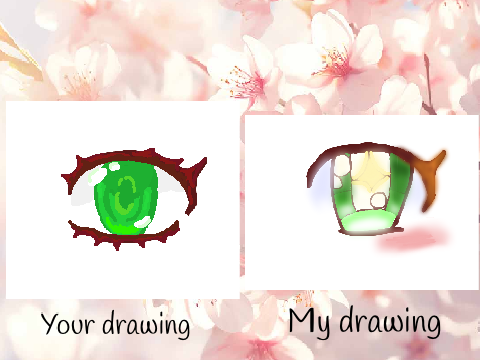 Remix and draw the eye remix