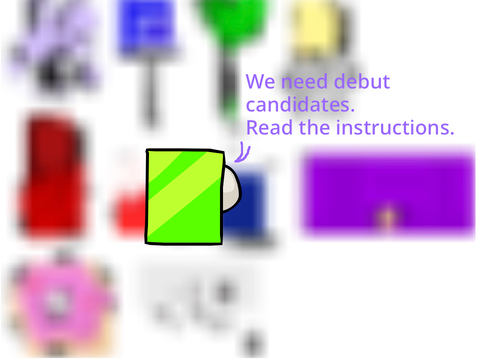 We need debut candidates for those! (Read instructions)