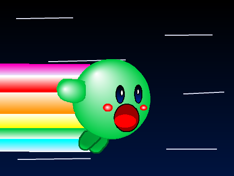 Video game drawing contest remix( NYAN KIRBY!!!!!!!!!)