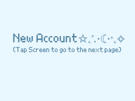 New Account <3