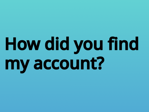 Curious…