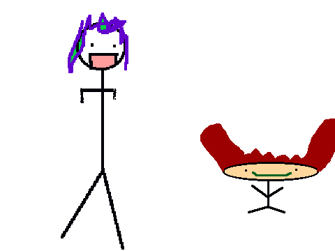 Funky stick people