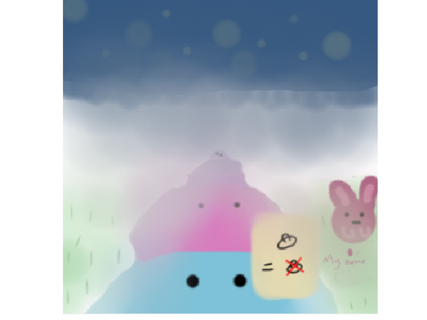 5# BLOB ADVENTURE! A possible friend at dawn