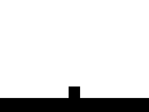 small platformer thingy with no falling mechanic