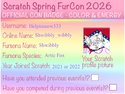SSFC 2026 Con Badge Shwibbly