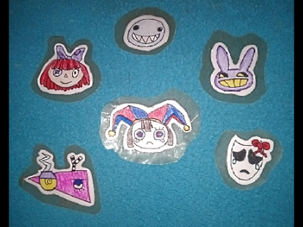 I made Digital Circus Stickers !