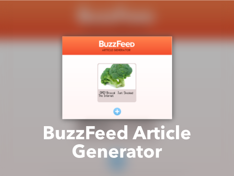BuzzFeed Article Generator