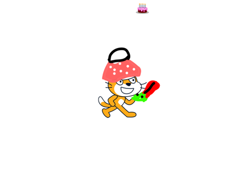 Scratch cat’s Birthday clone mayhem!!!!!