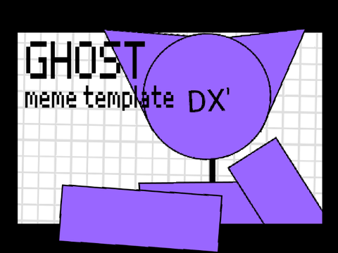 GHOST ⚠︎ animation meme template