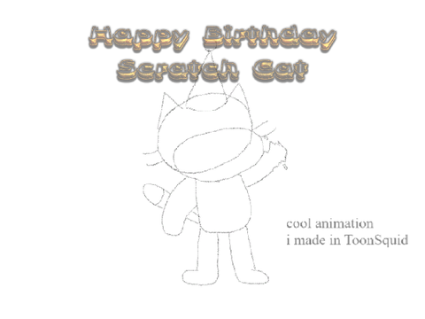 Happy Birthday Scratch Cat!