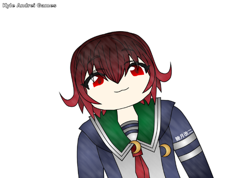 Mutsuki is staring at you (KanColle Fanart)
