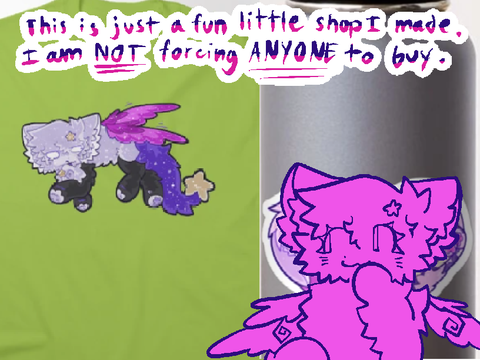 I opened a Redbubble shop !!!!