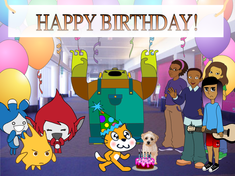 Happy Birthday Scratch Cat! | #Animations #All