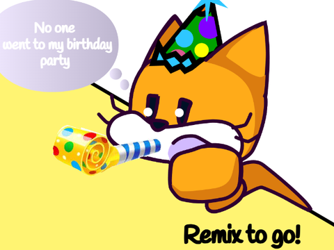 happy birthday scratch cat from shayan2209