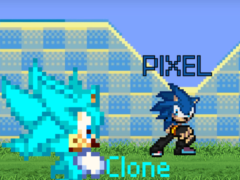 Pixel Vs. Clone [ 7 ] 