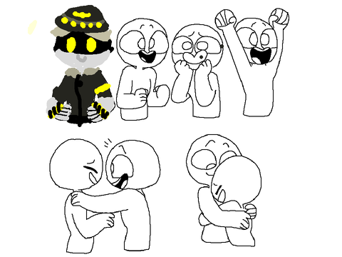 Murder drone drawings! :D