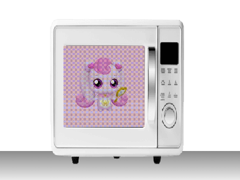 Ummm guys? I put heartsping in the microwave