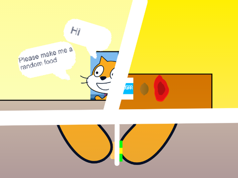 Cook food for scratch cat v0.1