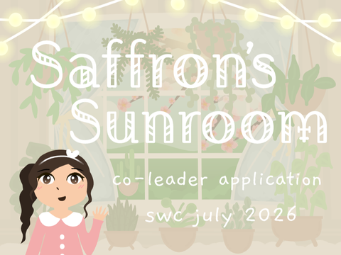 #GOTHICFTW!!!! ⋆｡‧˚ʚ Saffron's Sunroom ~ SWC co-leader app ɞ˚‧｡⋆
