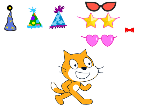 ScratchCat: Birthday Dress-up