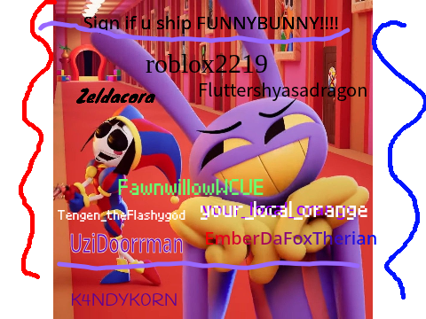Sign if you ship funnybunny!!! remix remix remix remix remix remix remix remix