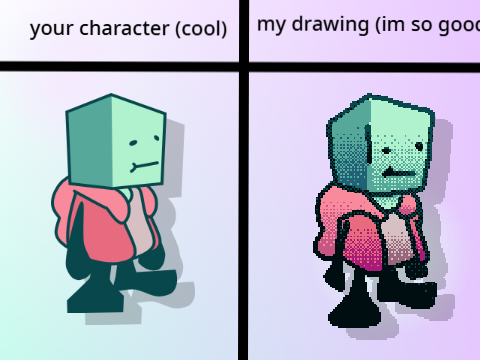 PLEASE remix and i'll draw your character