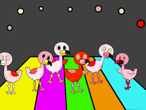 The Flamingos Dance Party
