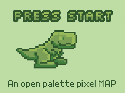 Press Start- an open palette pixel MAP