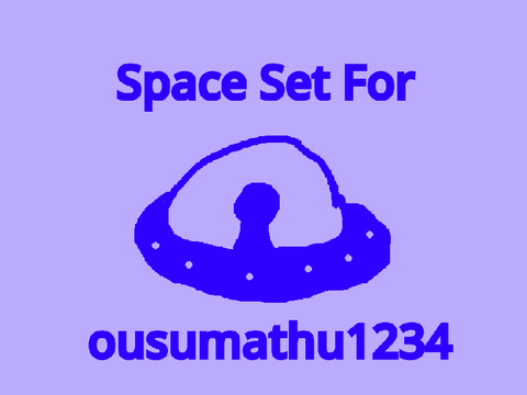 Space set for ousumathu1234