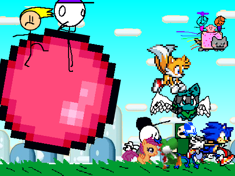 Add yourself running from a GIGANTIC ball!! X_X remix remix remix remix remix
