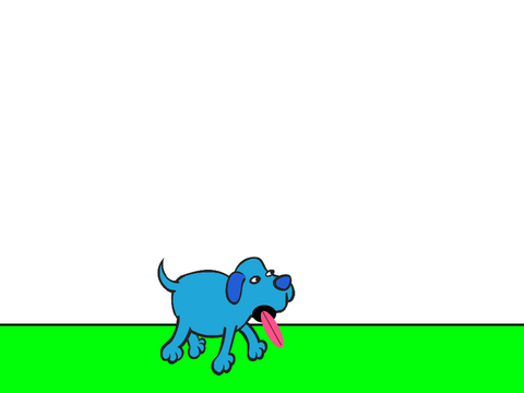 The dog and the glass of water 