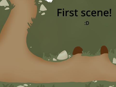 first scene is done!
