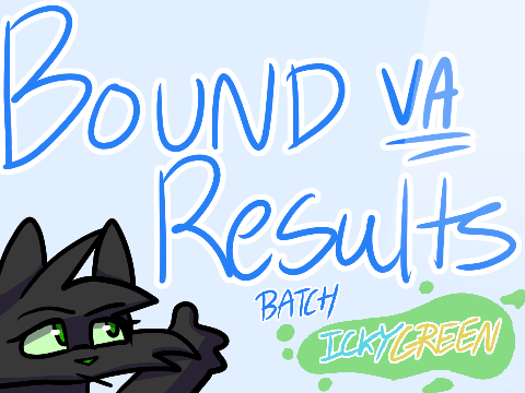 ~||Bound Batch ICKYGREEN Results||~