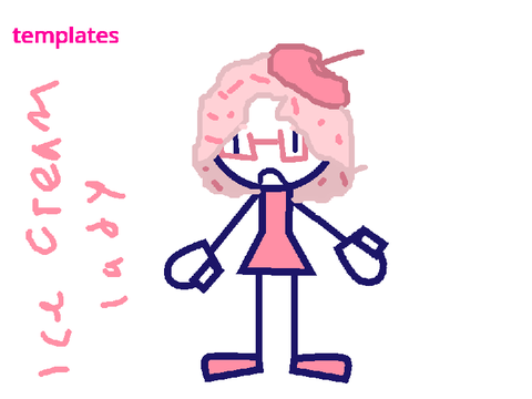 heheh ice cream lady :D