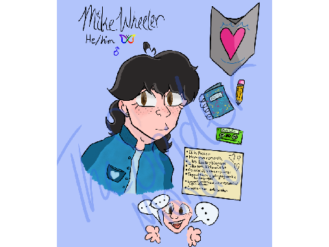 mike wheeler || art + hcs