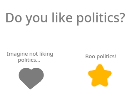 Boo politics!