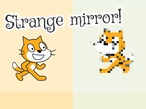 Strange mirror!