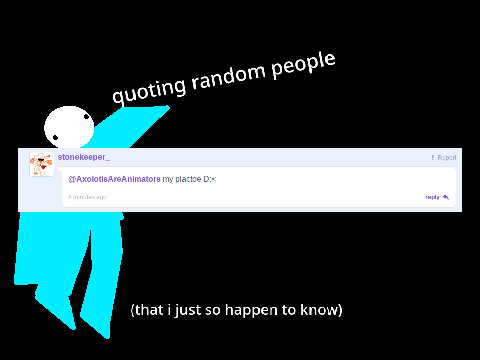 quoting random people I just so happen to know