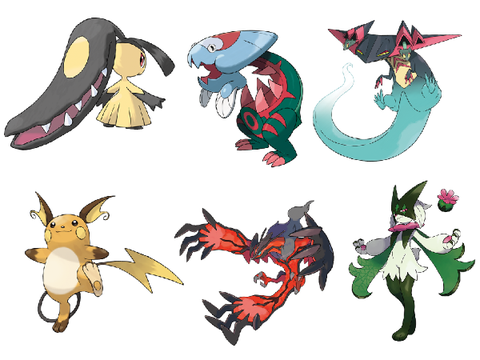 Guess the order (fav Pokemon)