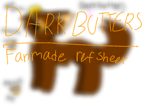 Darkbutters || lil ref sheet