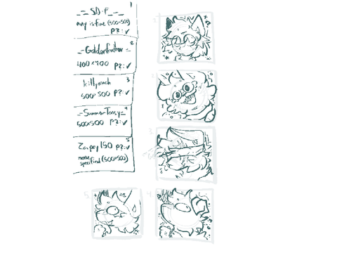sketches as promised