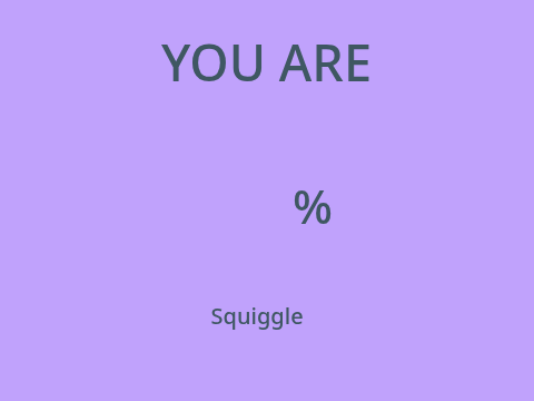 How Squiggle are you?
