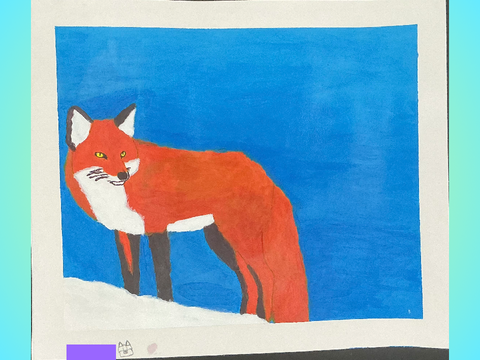 Fox painting! :)