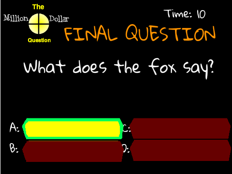 The Million Dollar Question