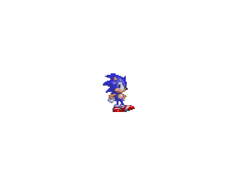Classic sonic sprite