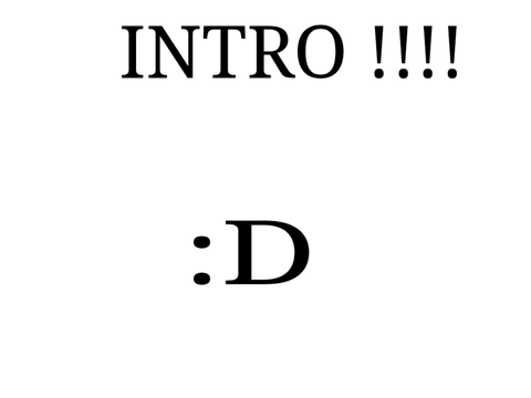 Intro template