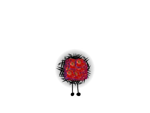 throw tomatoes at blur