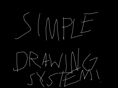 Simple Drawing System